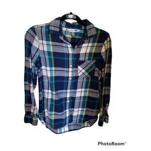 Old Navy Flannel Multi-Color Button Down Shirt. Sz. XS